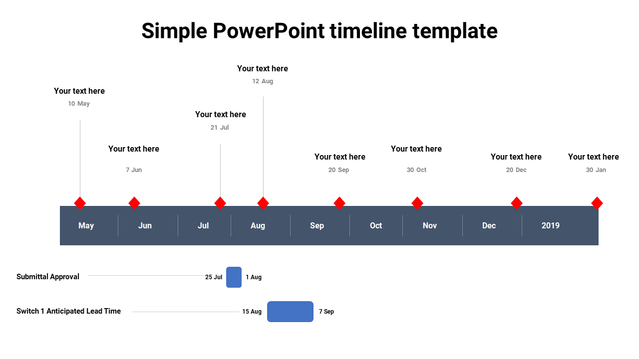 Unique PowerPoint timeline template design -16 Node